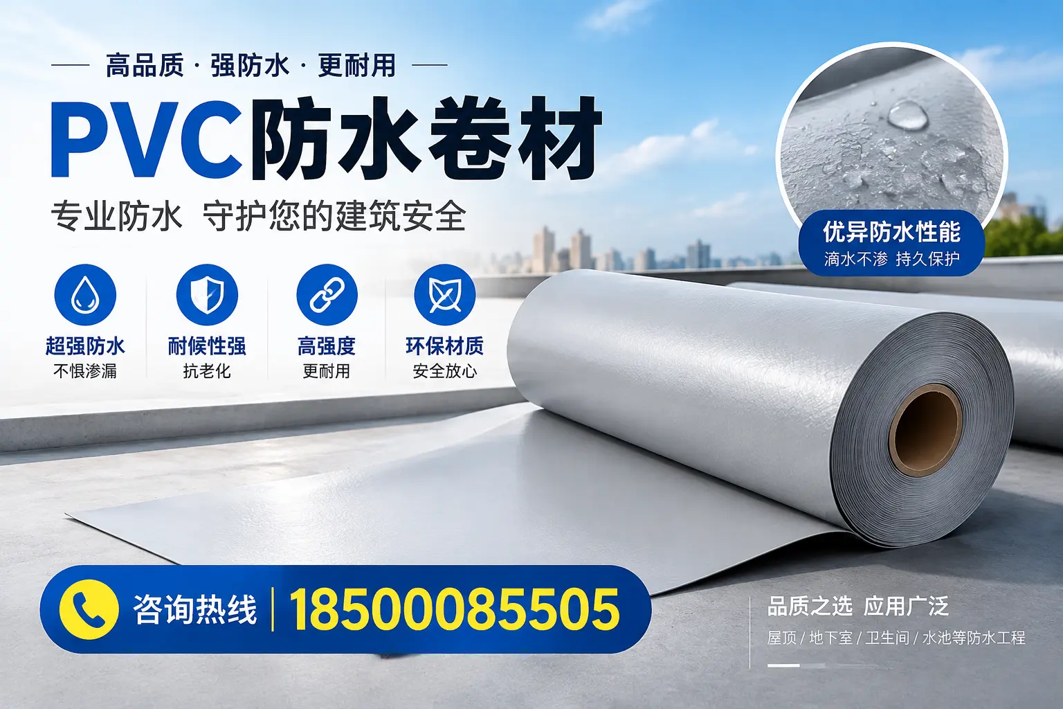 保山地区pvc防水卷材的市场现状与发展趋势